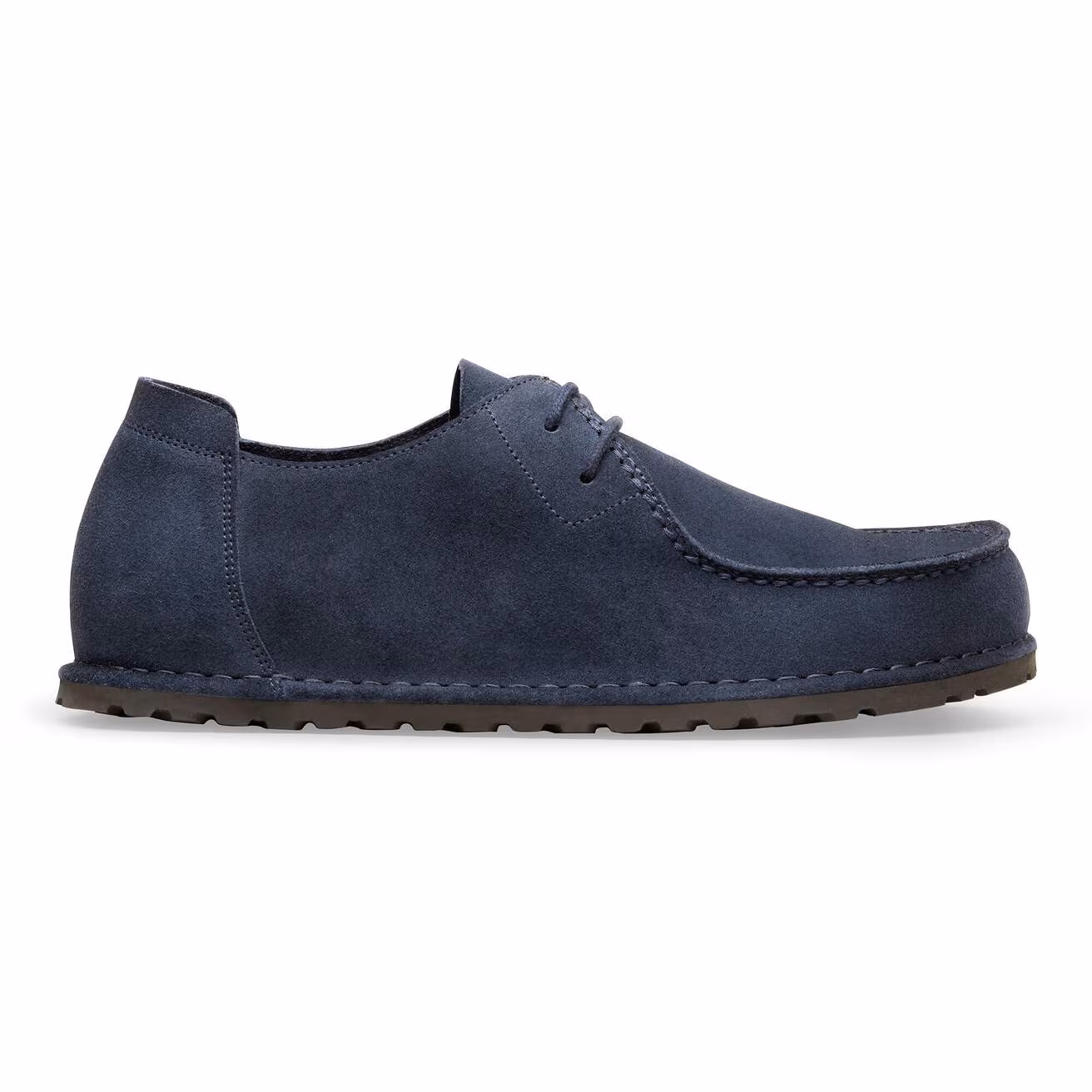 BIRKENSTOCK - UTTI LACE PELLE SCAMOSCIATA NEW NAVY REGULAR FIT