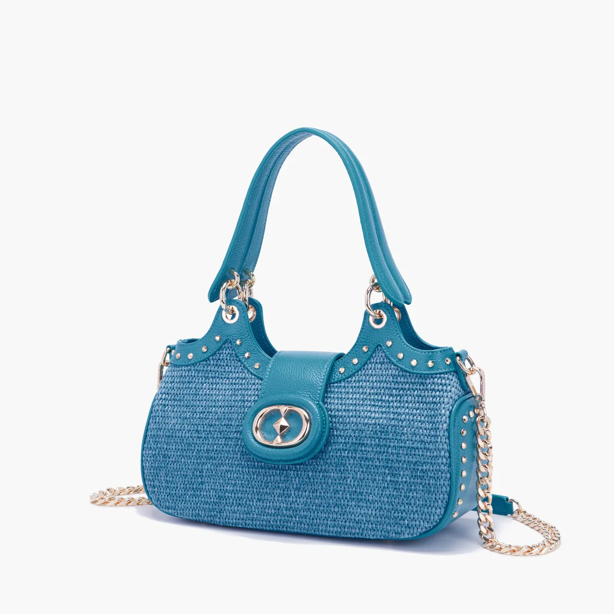 LA CARRIE BAG - BORSA A MANO ROMANTIC JEANS - immagine 3