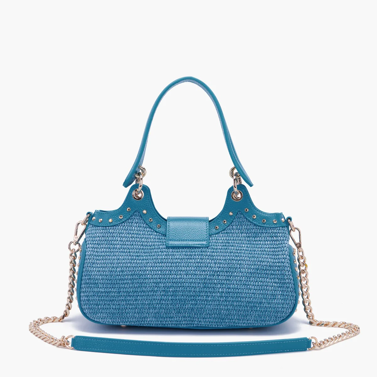 LA CARRIE BAG - BORSA A MANO ROMANTIC JEANS - immagine 4