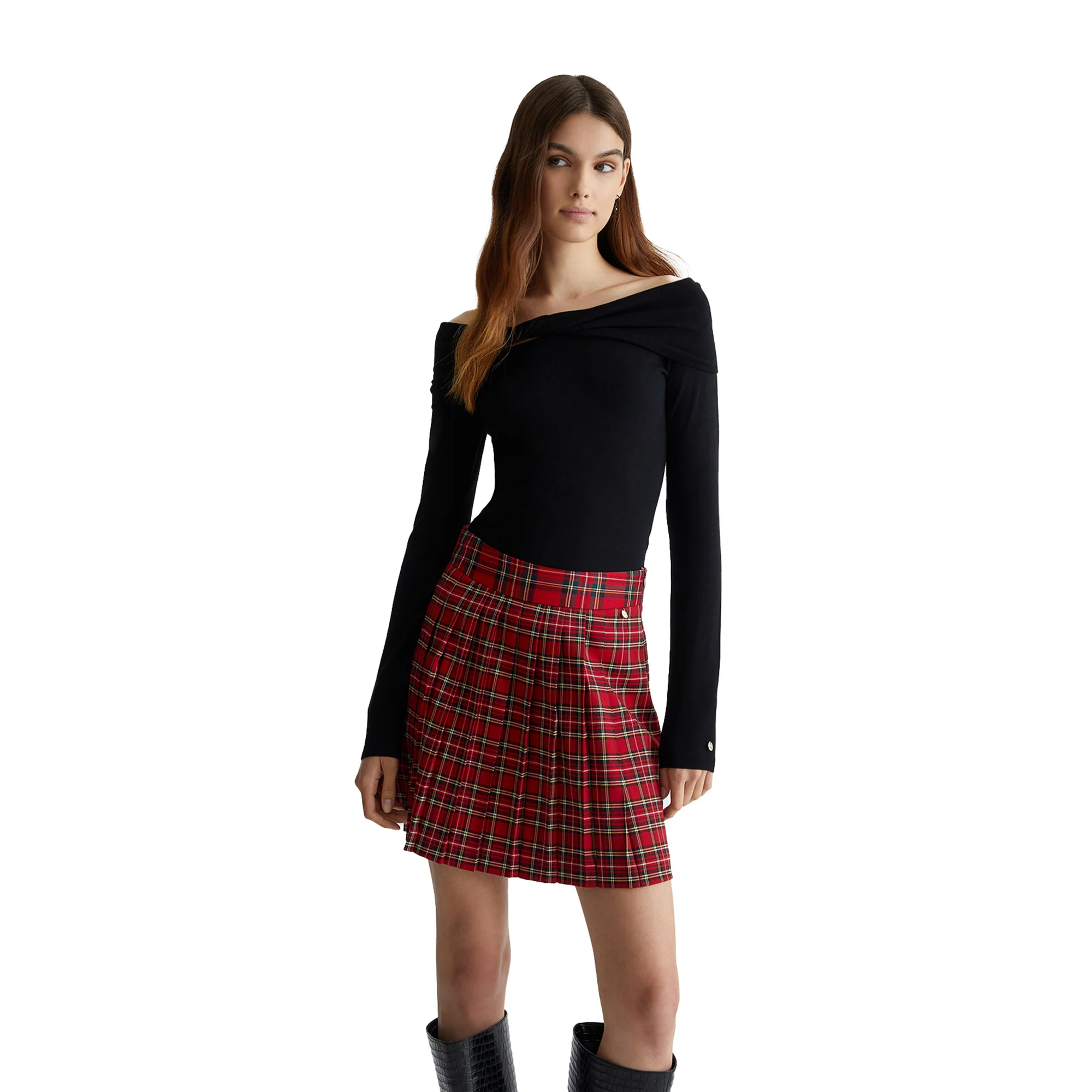 Body nero con cut-out - immagine 3