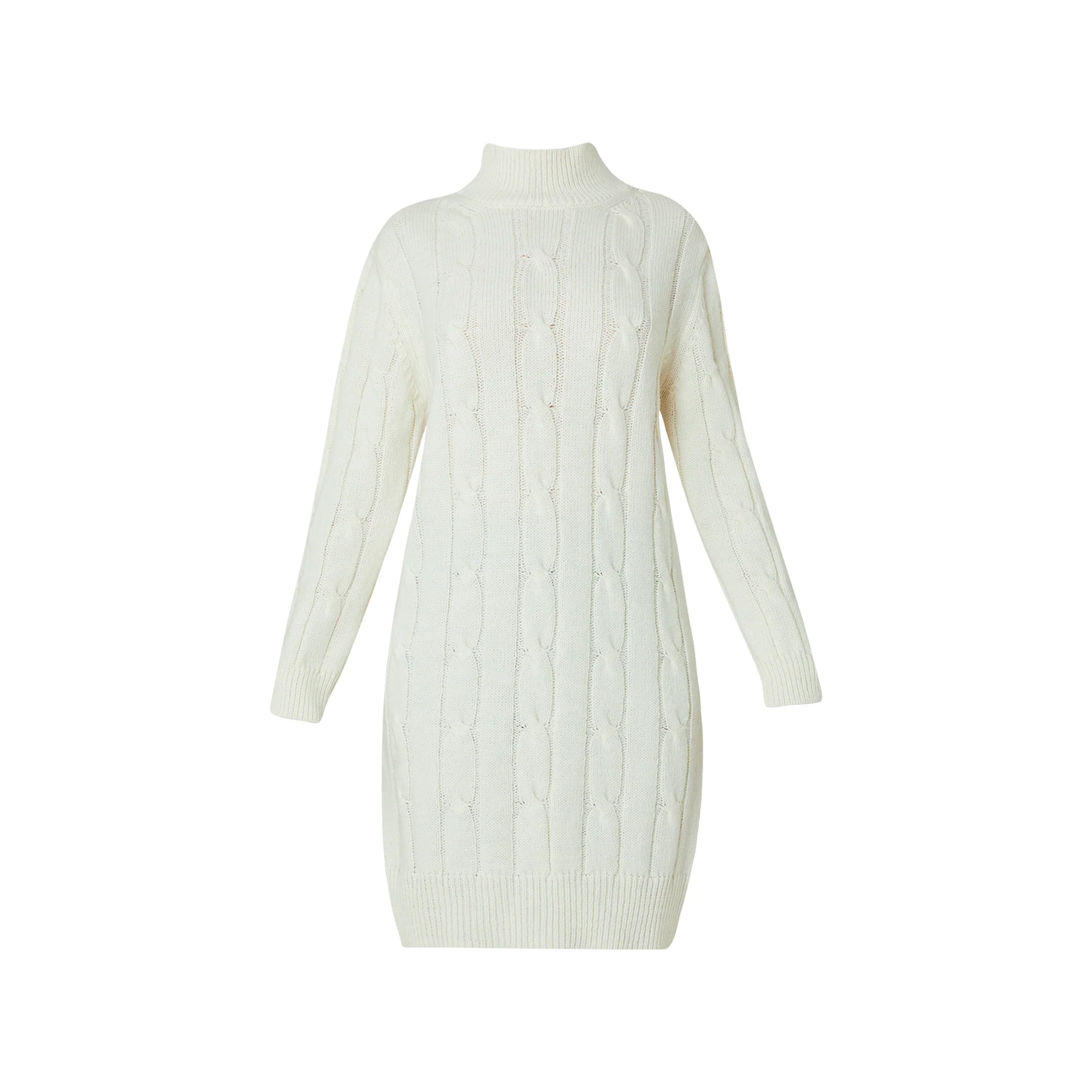 Abito bianco in maglia