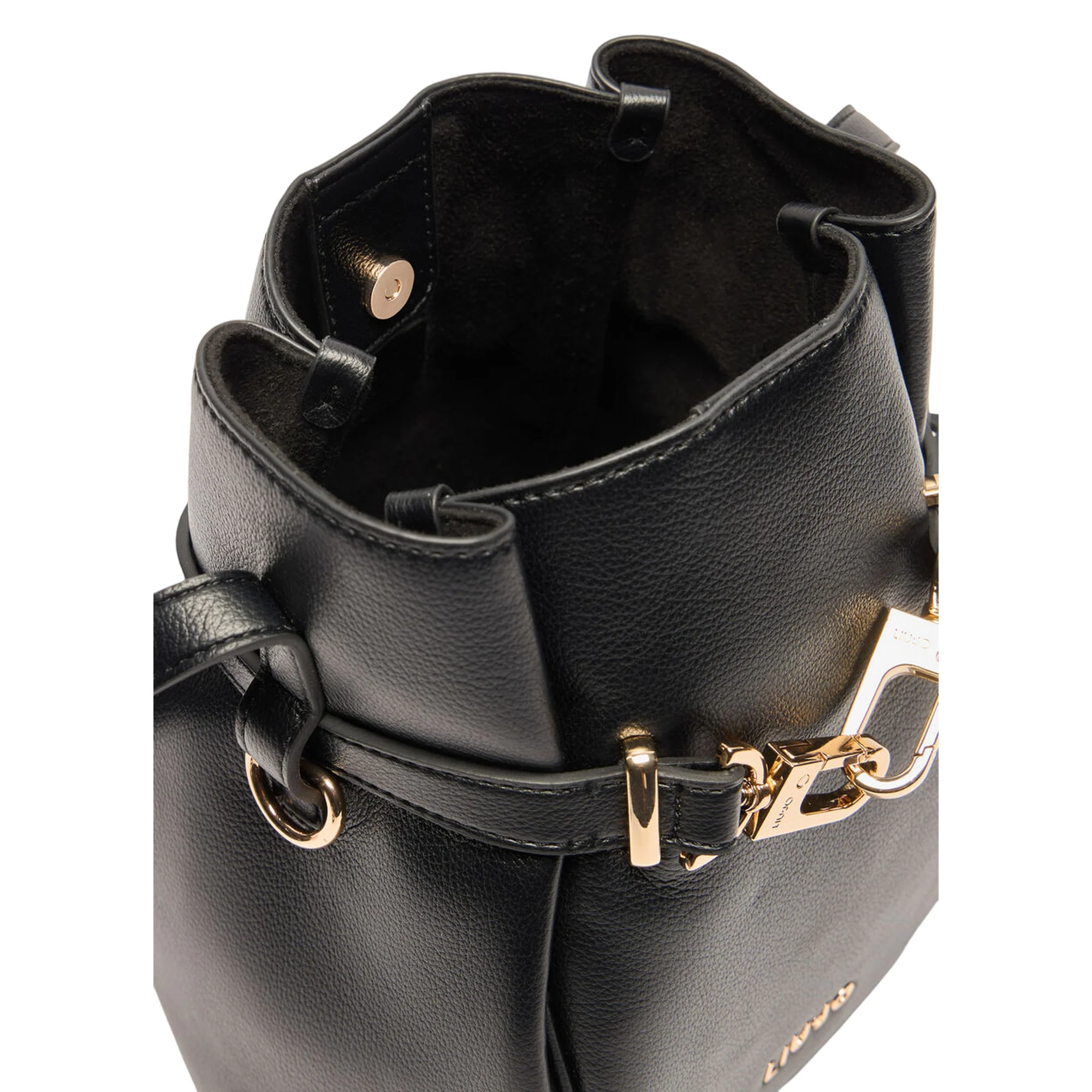 Borsa Donna modello a secchiello piccola Nero - immagine 4