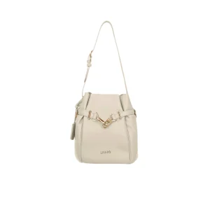 Borsa Donna modello a secchiello piccola Bianco