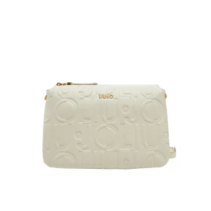 Borsa a tracolla piccola effetto bottalato