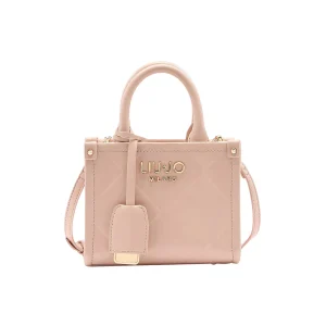 Mini Borsa donna con rombi a rilievo Rosa