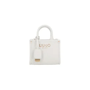 Mini Borsa donna con rombi a rilievo Bianco