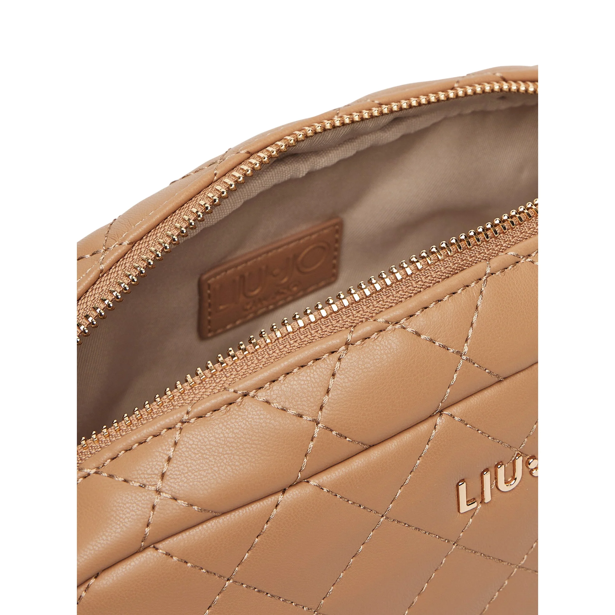 Borsa a tracolla da donna in marrone matelassé - immagine 4