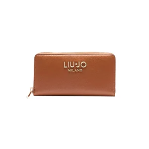 Portafoglio Donna zip around grande Marrone