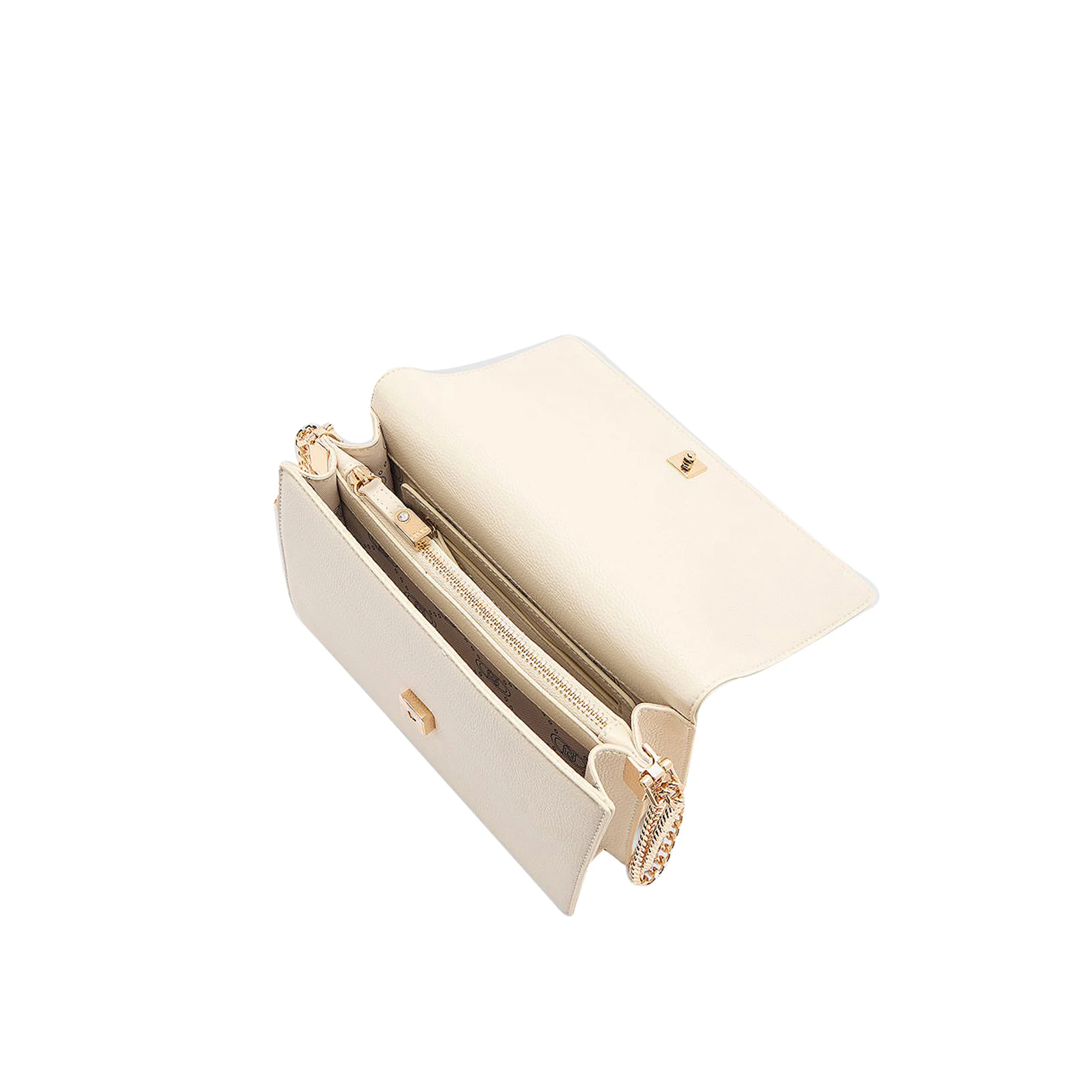 Borsa a tracolla con pochette da Donna Bianco - immagine 4