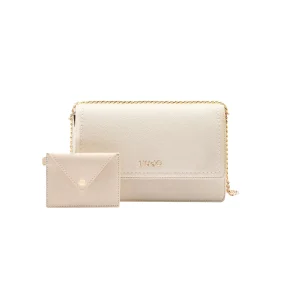 Borsa a tracolla con pochette da Donna Bianco