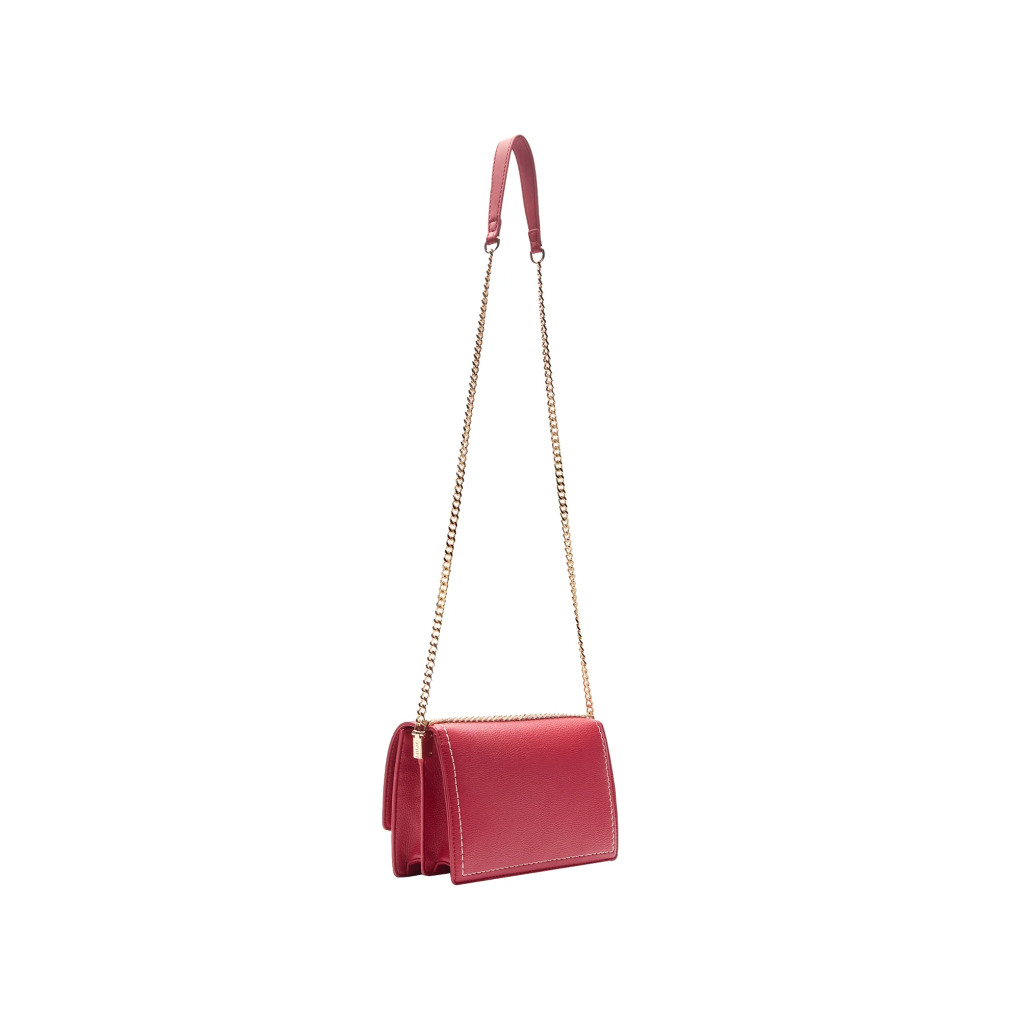 Borsa a tracolla con pochette da Donna Rosso - immagine 3