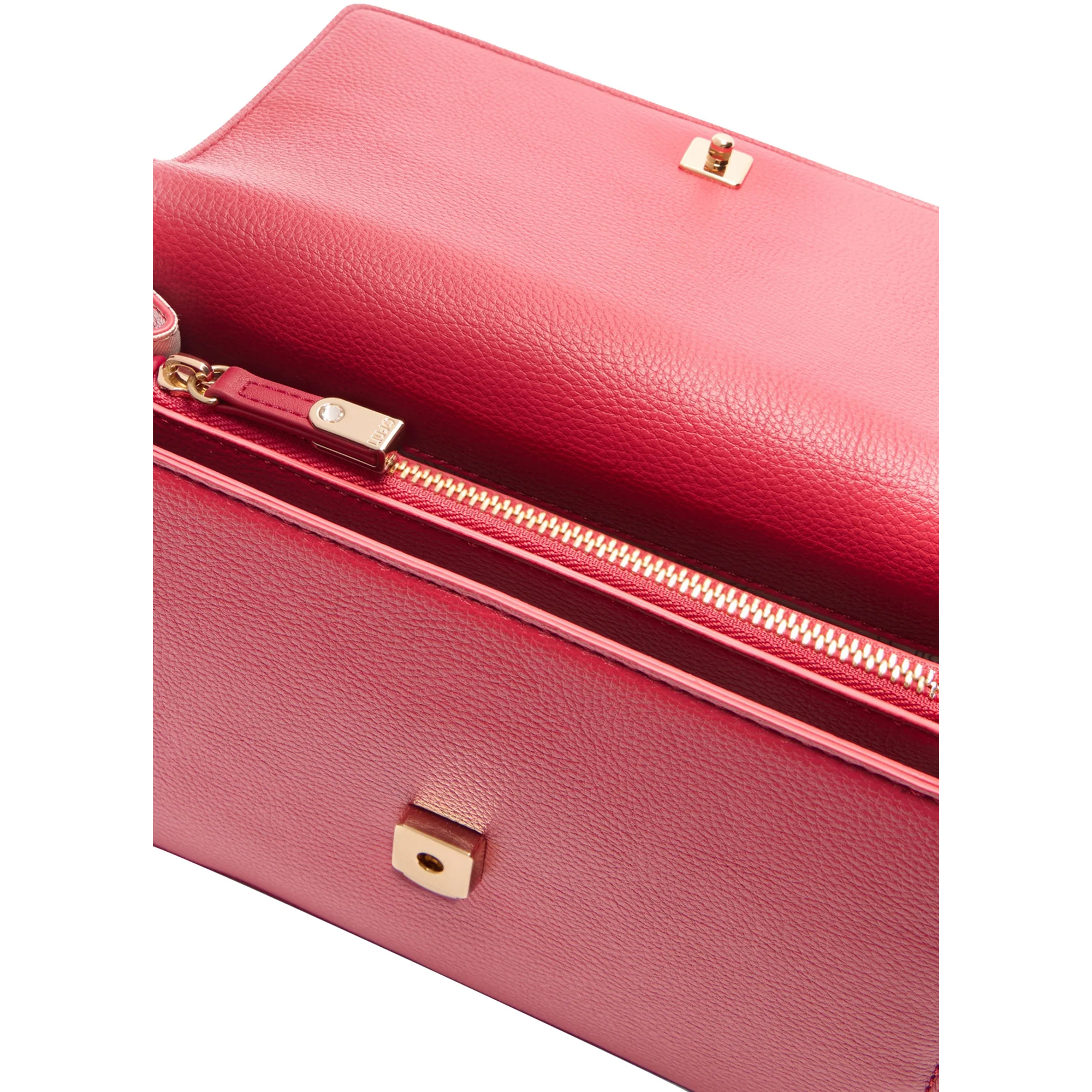 Borsa a tracolla con pochette da Donna Rosso - immagine 4