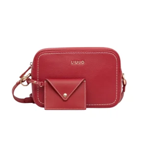 Borsa Donna Camera Case martellata rosso