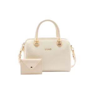 Borsa a mano bauletto Donna con pochette Beige