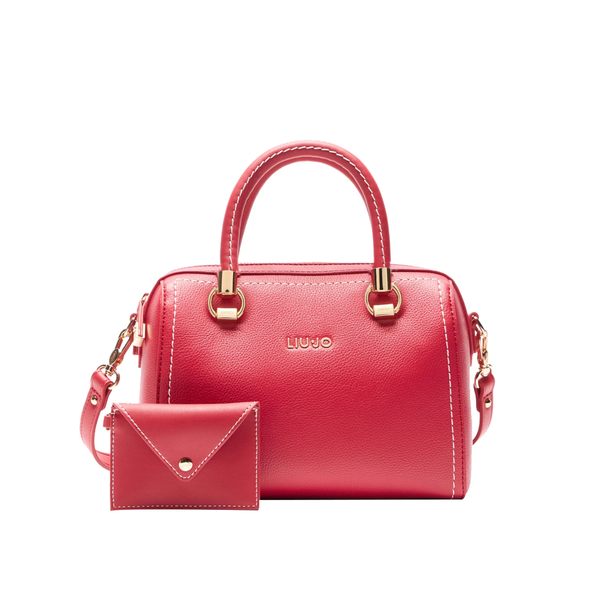 Borsa a mano a bauletto da Donna con pochette Rosso