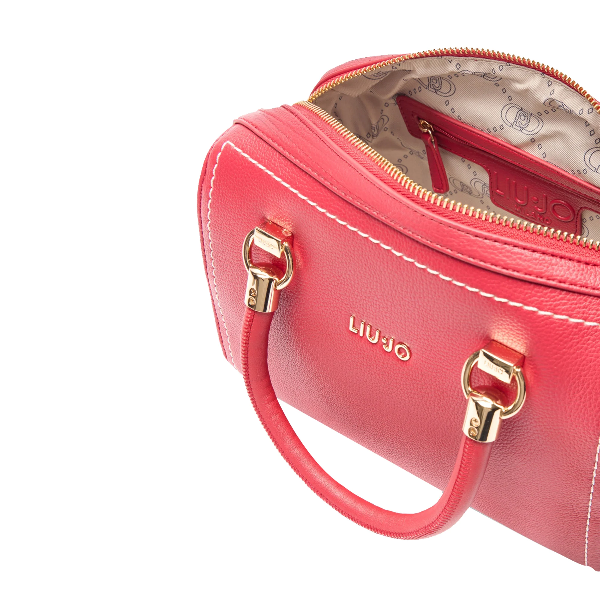 Borsa a mano a bauletto da Donna con pochette Rosso - immagine 4