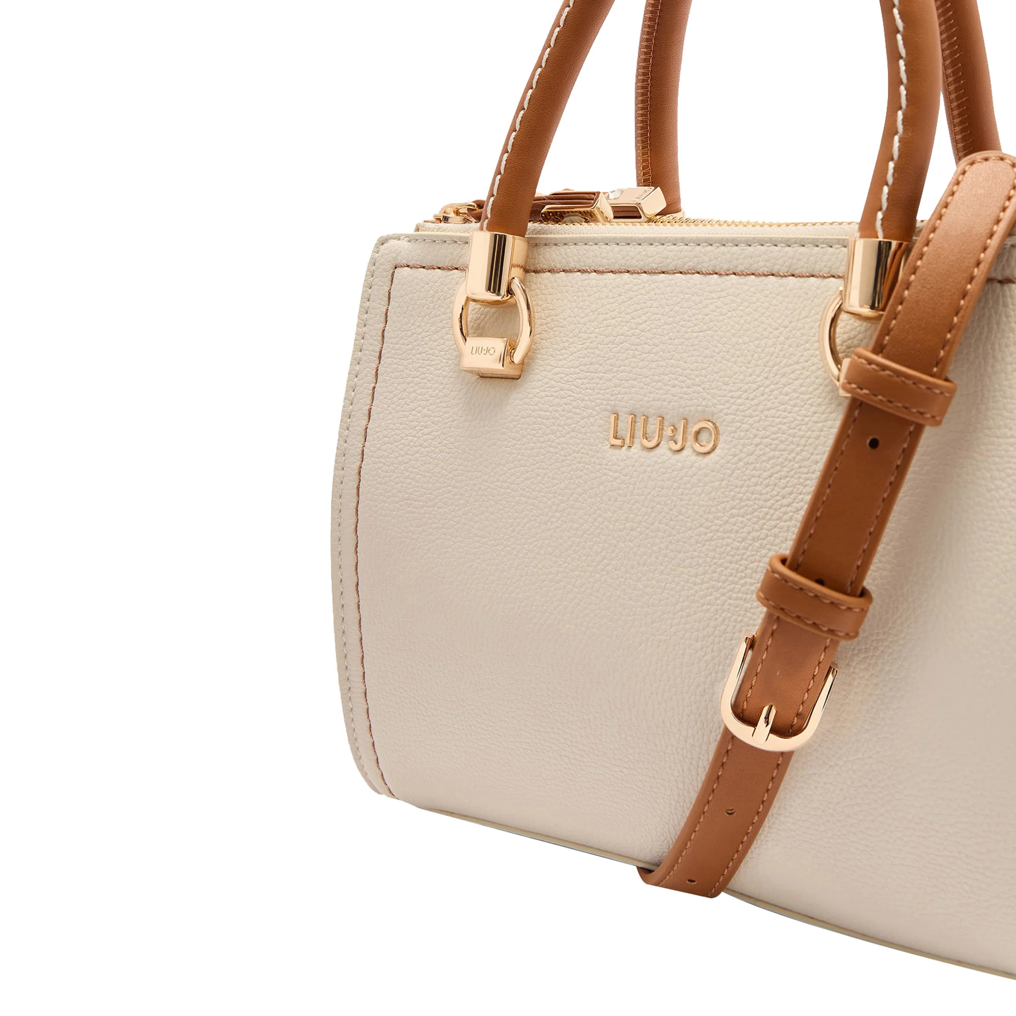 Borsa a mano Donna con pochette Bicolor - immagine 4