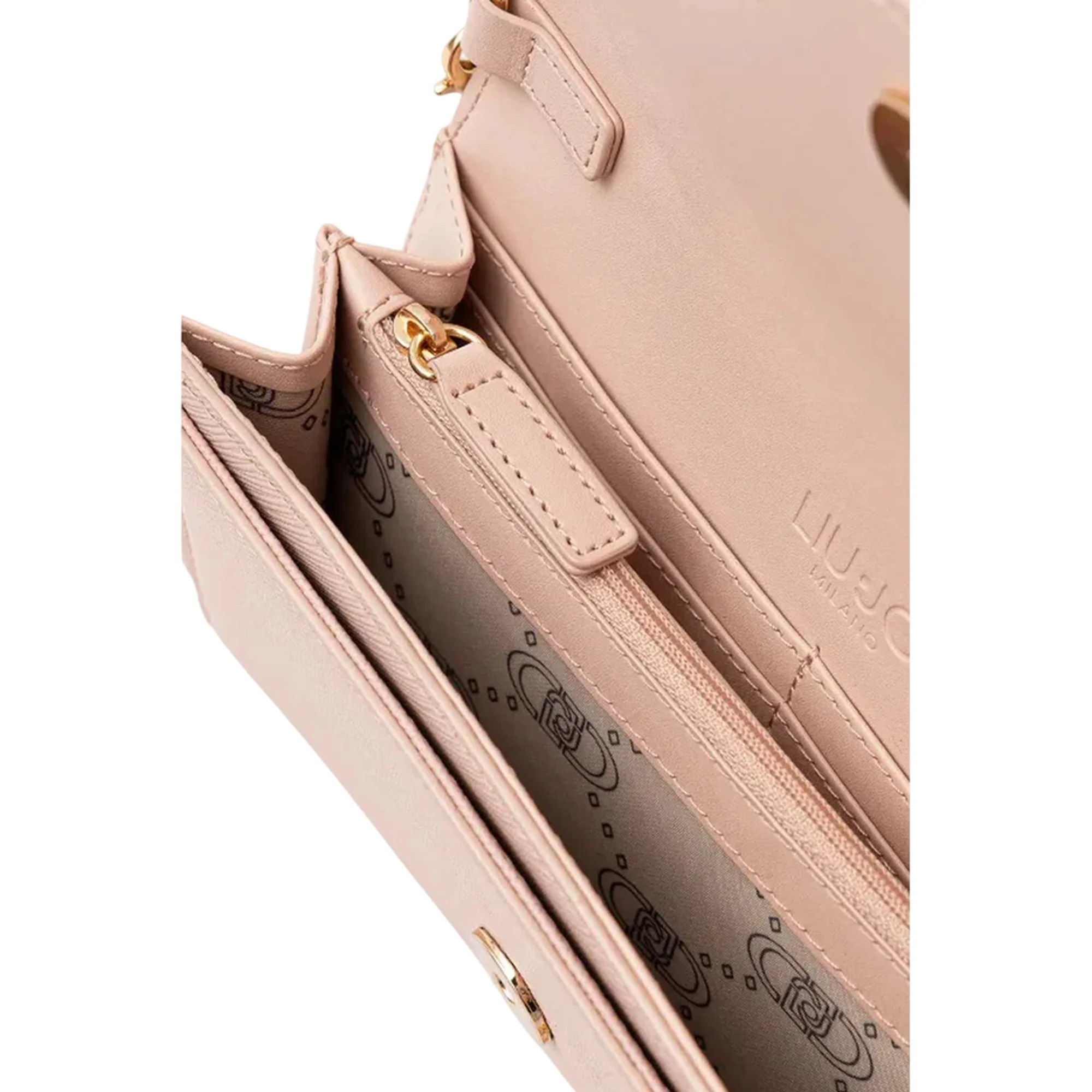 Pochette Donna con tracolla catena Rosa - immagine 3