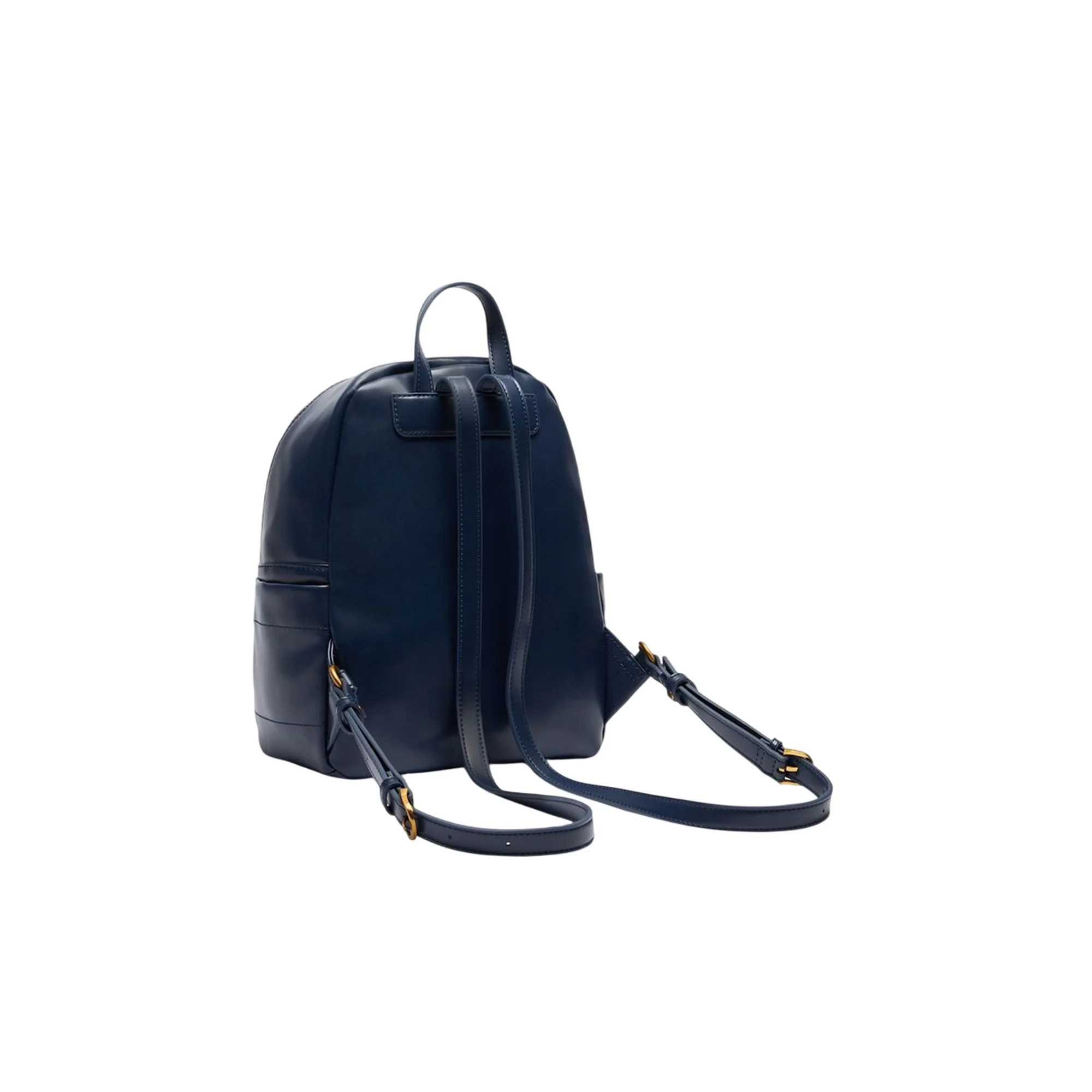 Zaino Blu Donna con logo a rilievo all over e catena - immagine 3