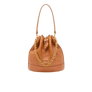 Borsa secchiello Donna con logo all over