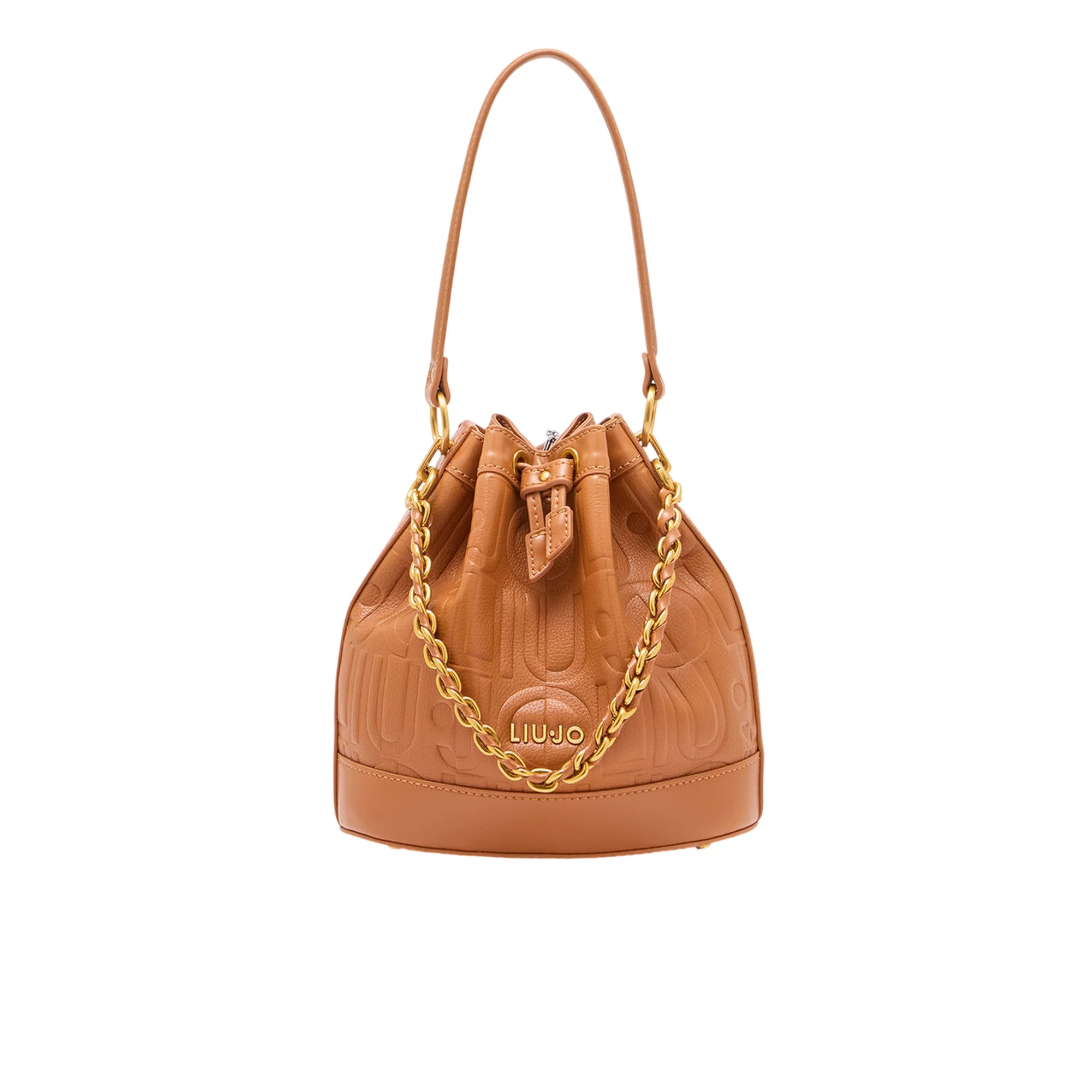 Borsa secchiello Donna con logo all over