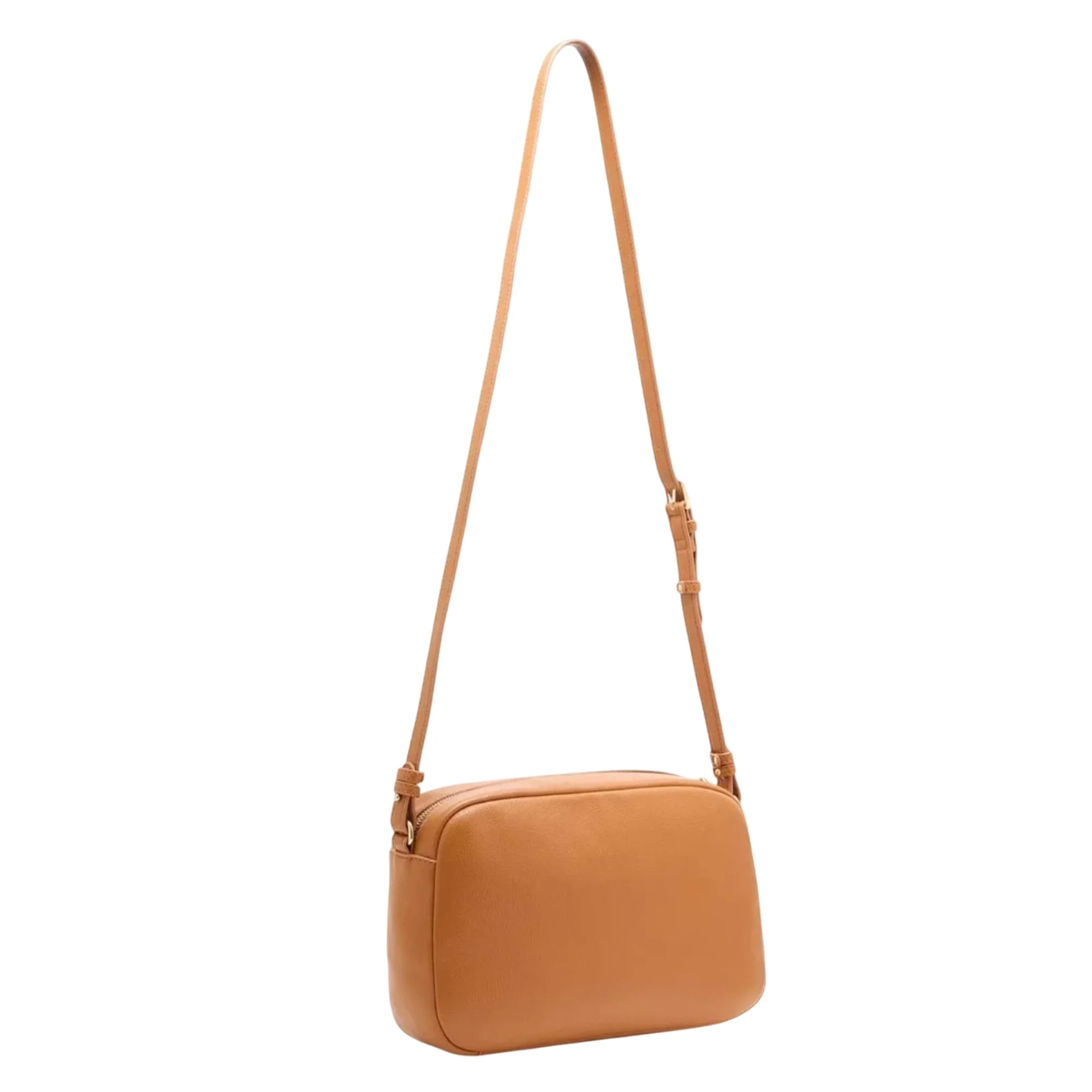 Borsa tracolla Donna a forma rettangolare marrone - immagine 3