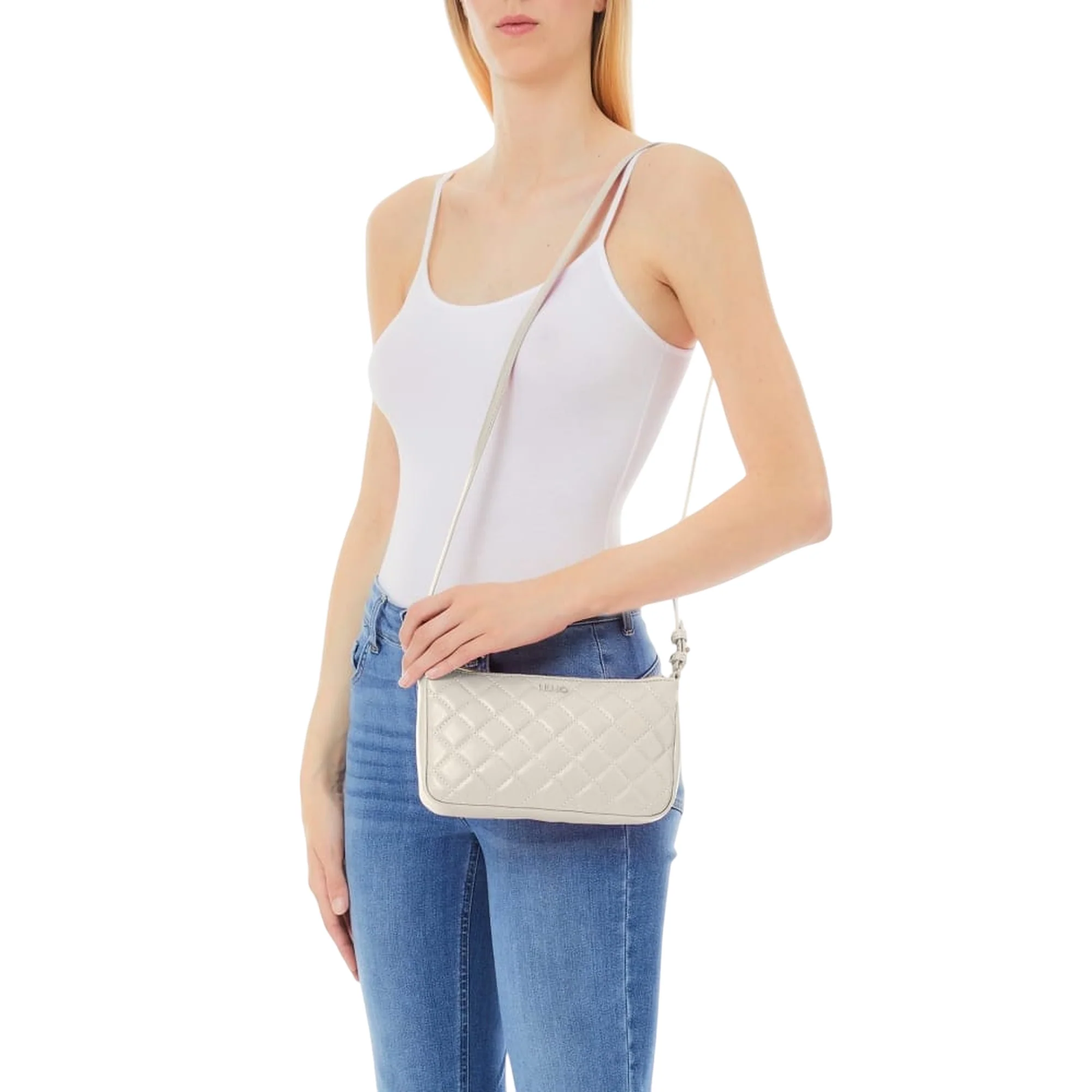 Borsa Donna Mini a Tracolla Beige - immagine 4