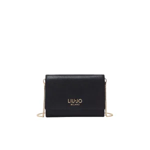 Pochette Donna con tracolla a catena Nero