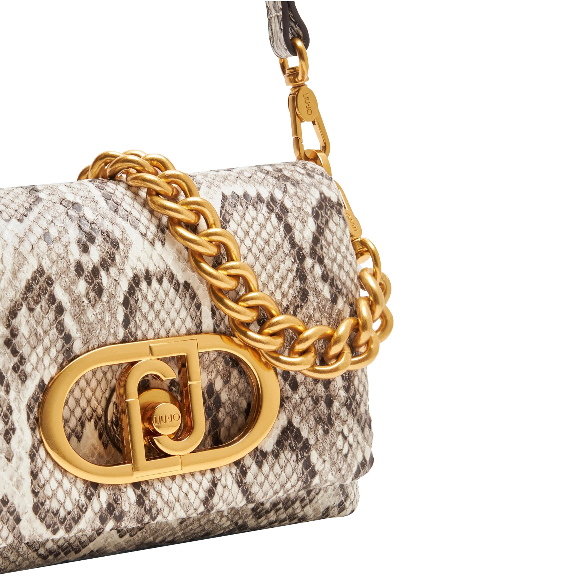 Borsa a spalla piccola LaPuffy Pitonata - immagine 4