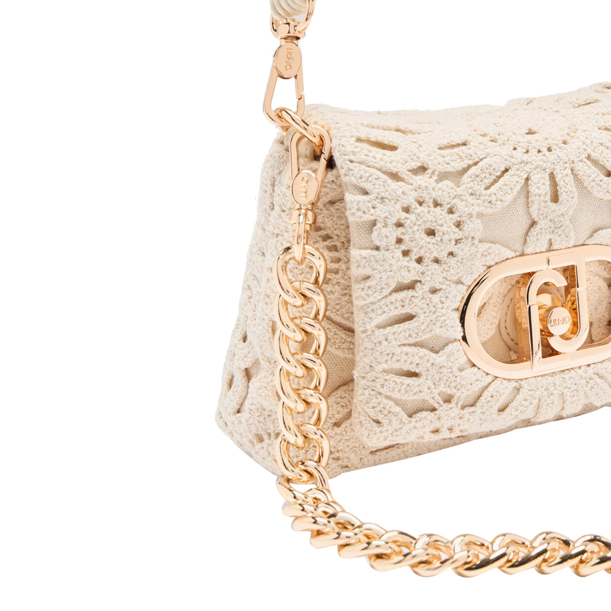 Borsa piccola a tracolla LaPuffy con ricami - immagine 5