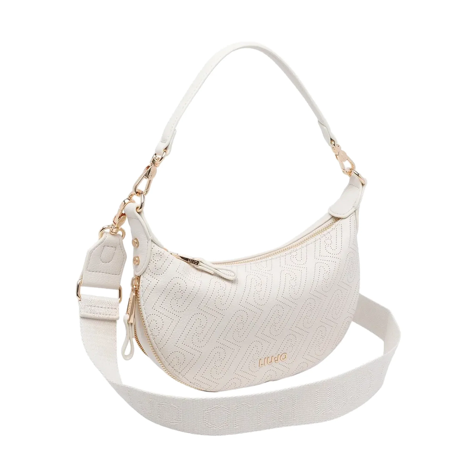 Borsa a spalla Donna con tracolla aggiunta Bianco - immagine 3