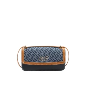 Borsa Donna a tracolla piccola in denim jacquard