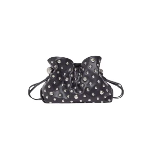 Borsa Donna Riccy piccola nera con borchie