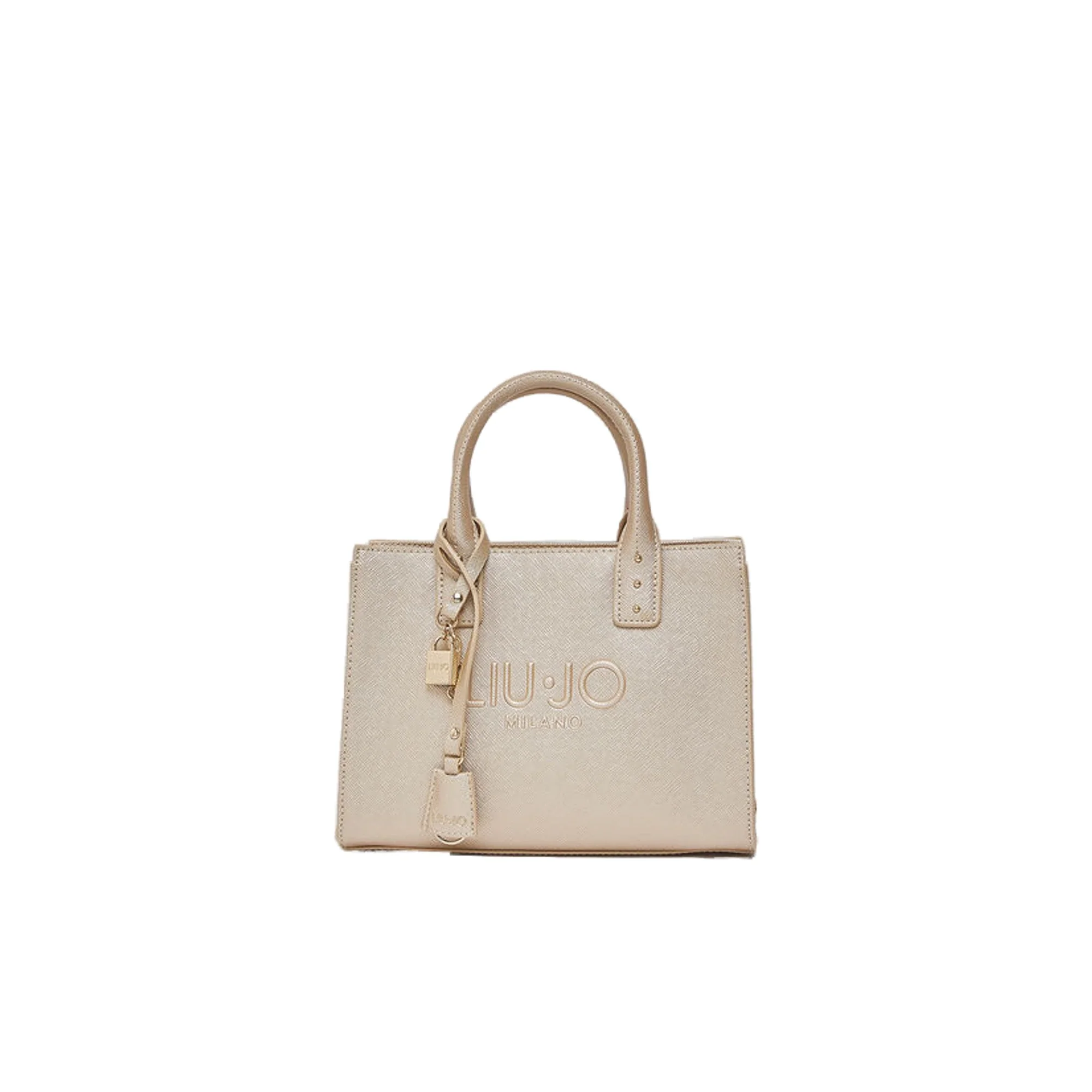 Borsa a mano Donna piccola con charm Oro - immagine 2