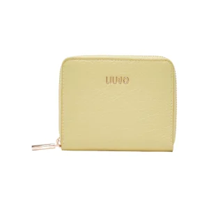 Portafoglio Donna piccolo Giallo bottalato