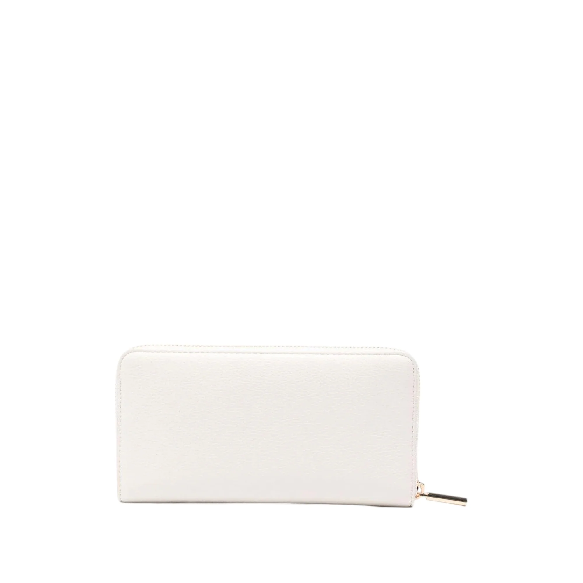 Portafoglio rettangolare bianco con dettagli oro - immagine 3