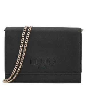 Borsa a tracolla Donna con catena Nero