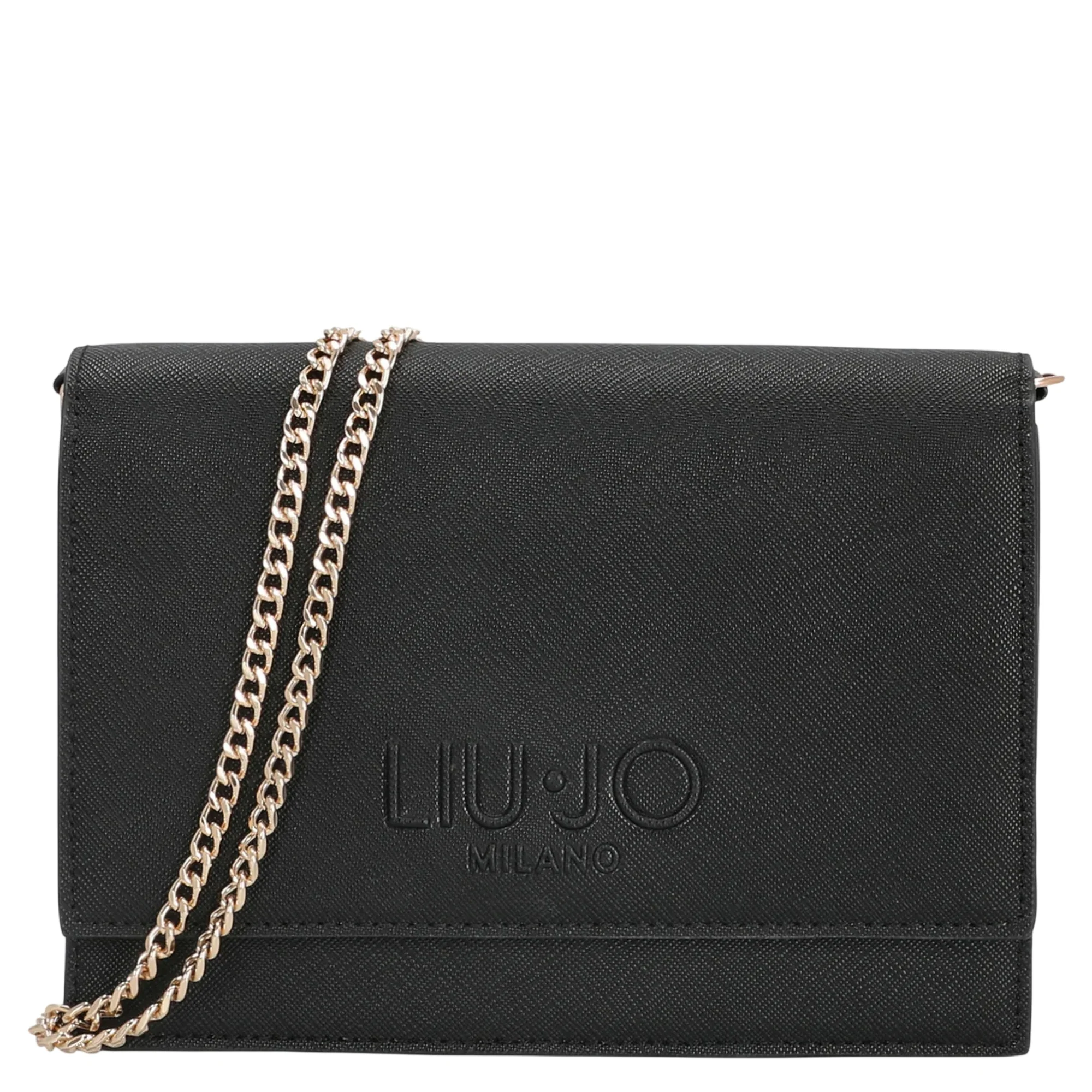 Borsa a tracolla Donna con catena Nero - immagine 2