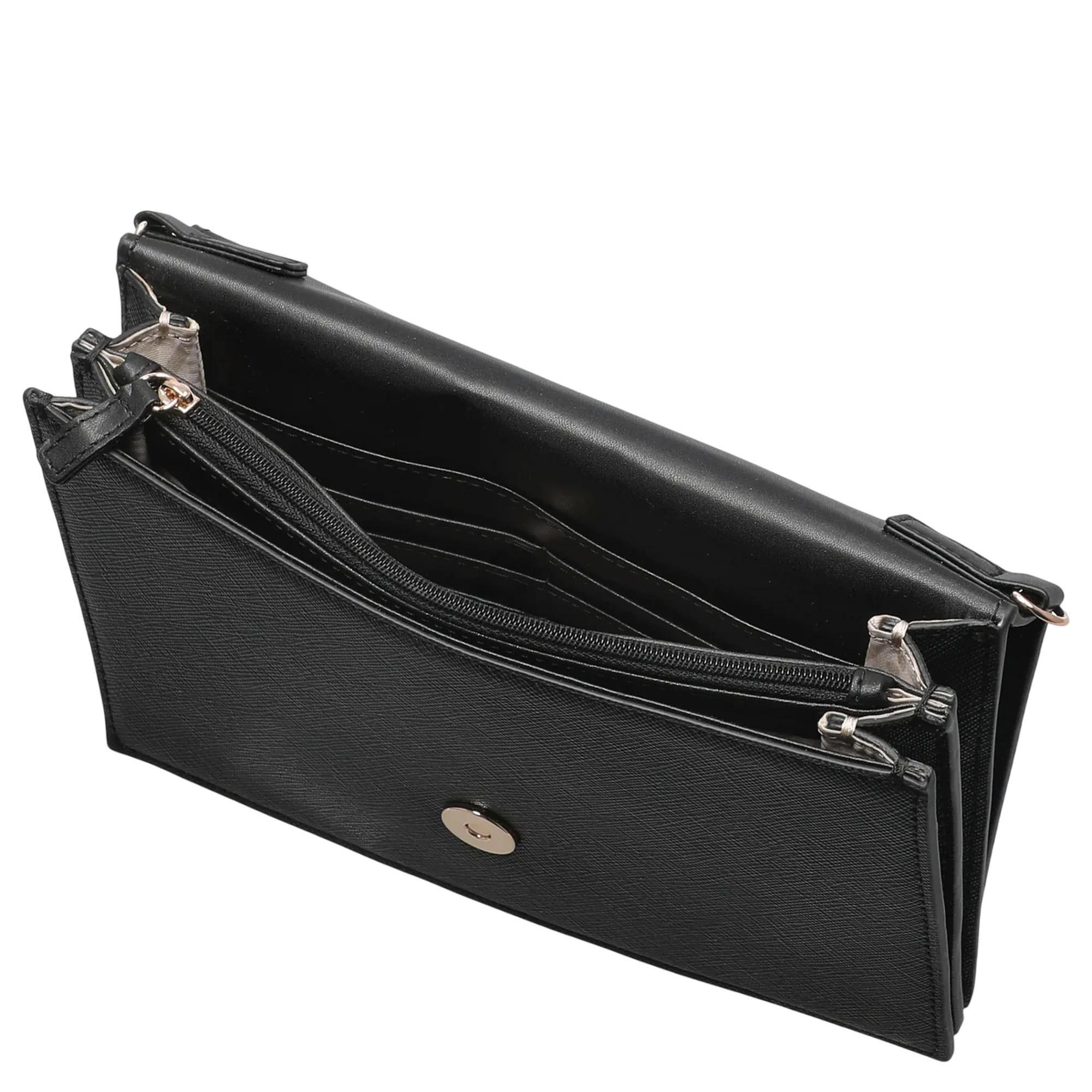 Borsa a tracolla Donna con catena Nero - immagine 7