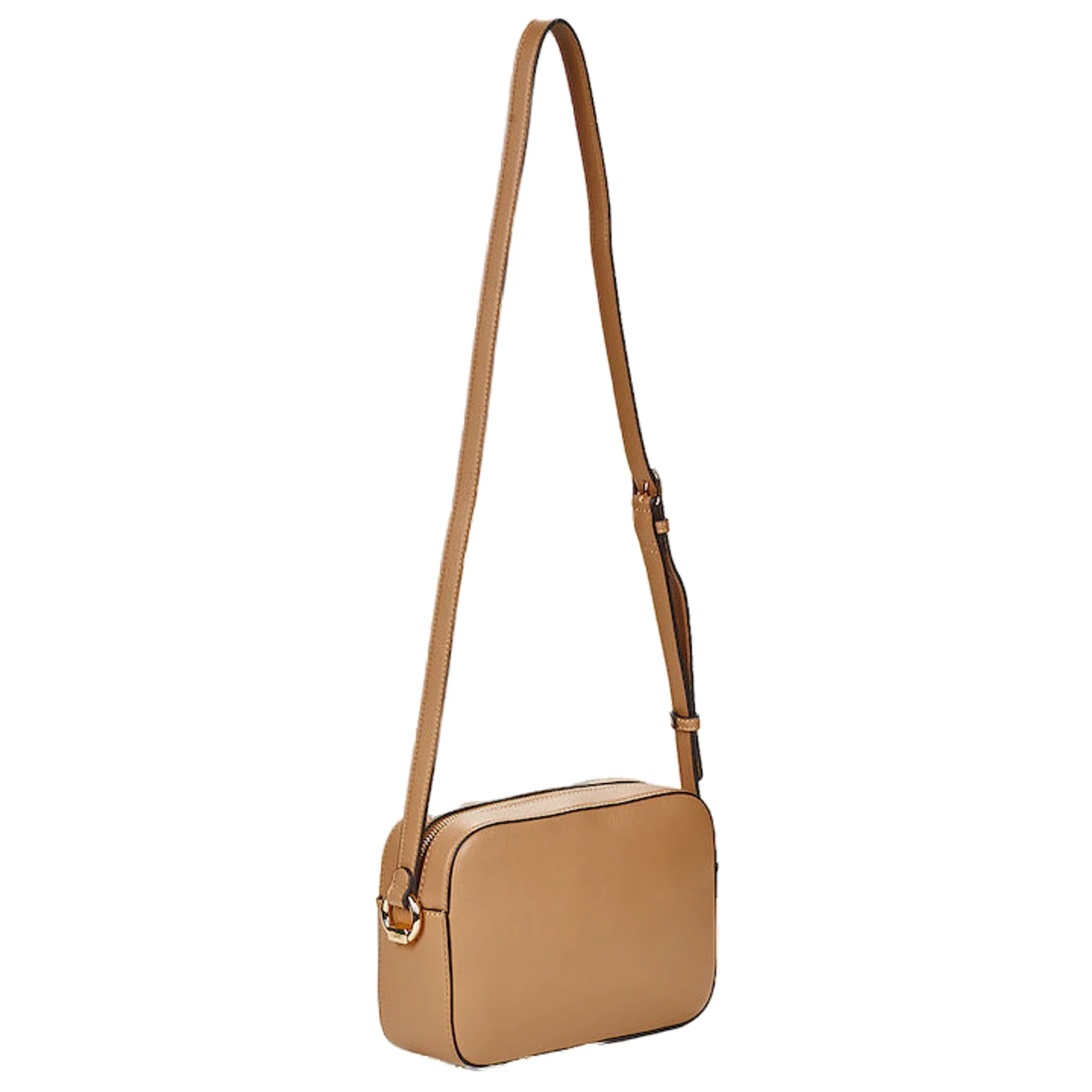 Borsa a tracolla Donna marrone con logo frontale - immagine 3