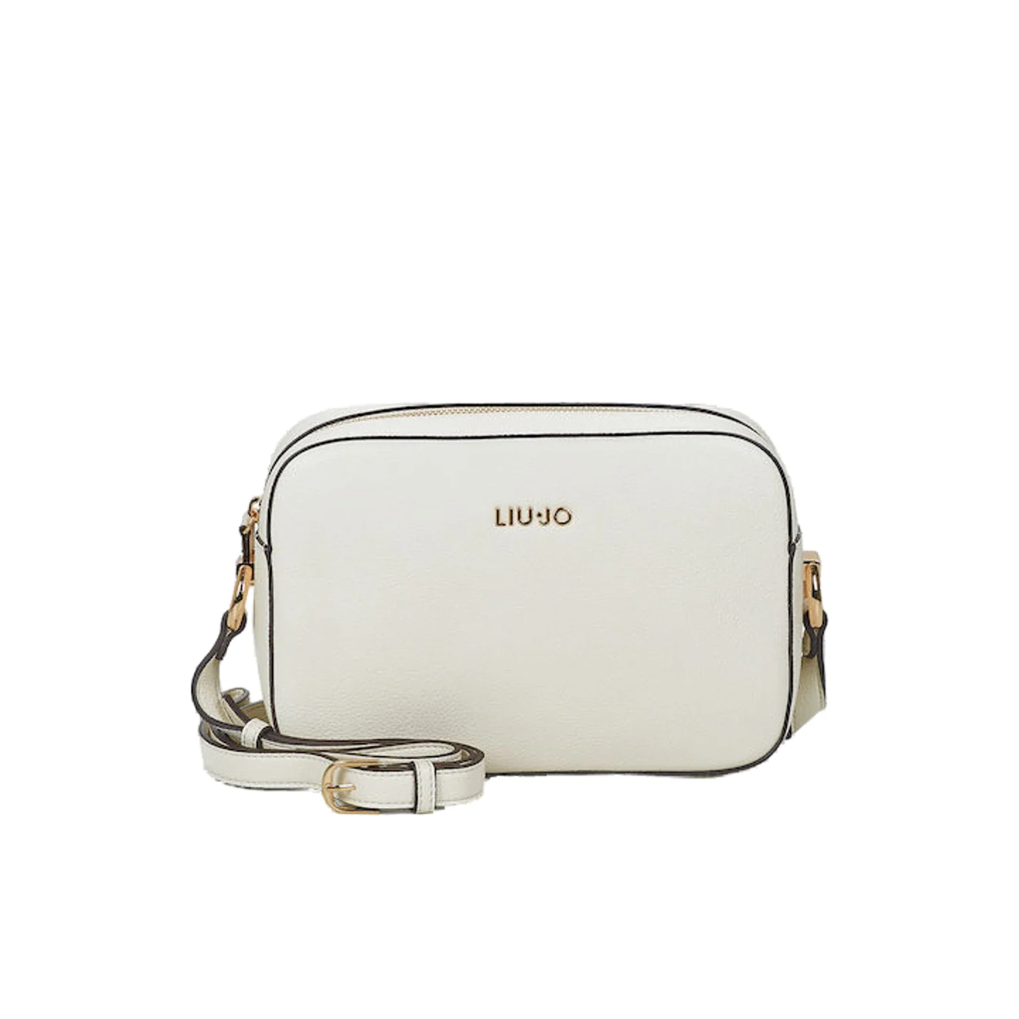 Borsa a tracolla Donna bianca con logo frontale - immagine 2