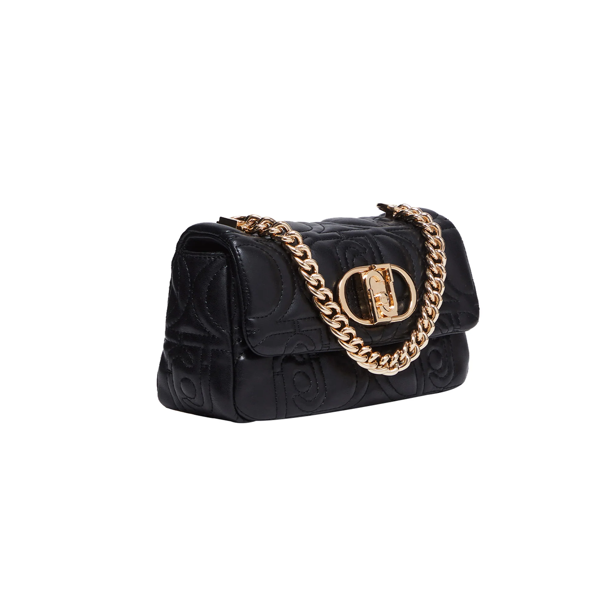 Borsa a spalla matelassé con logo Nera - immagine 3