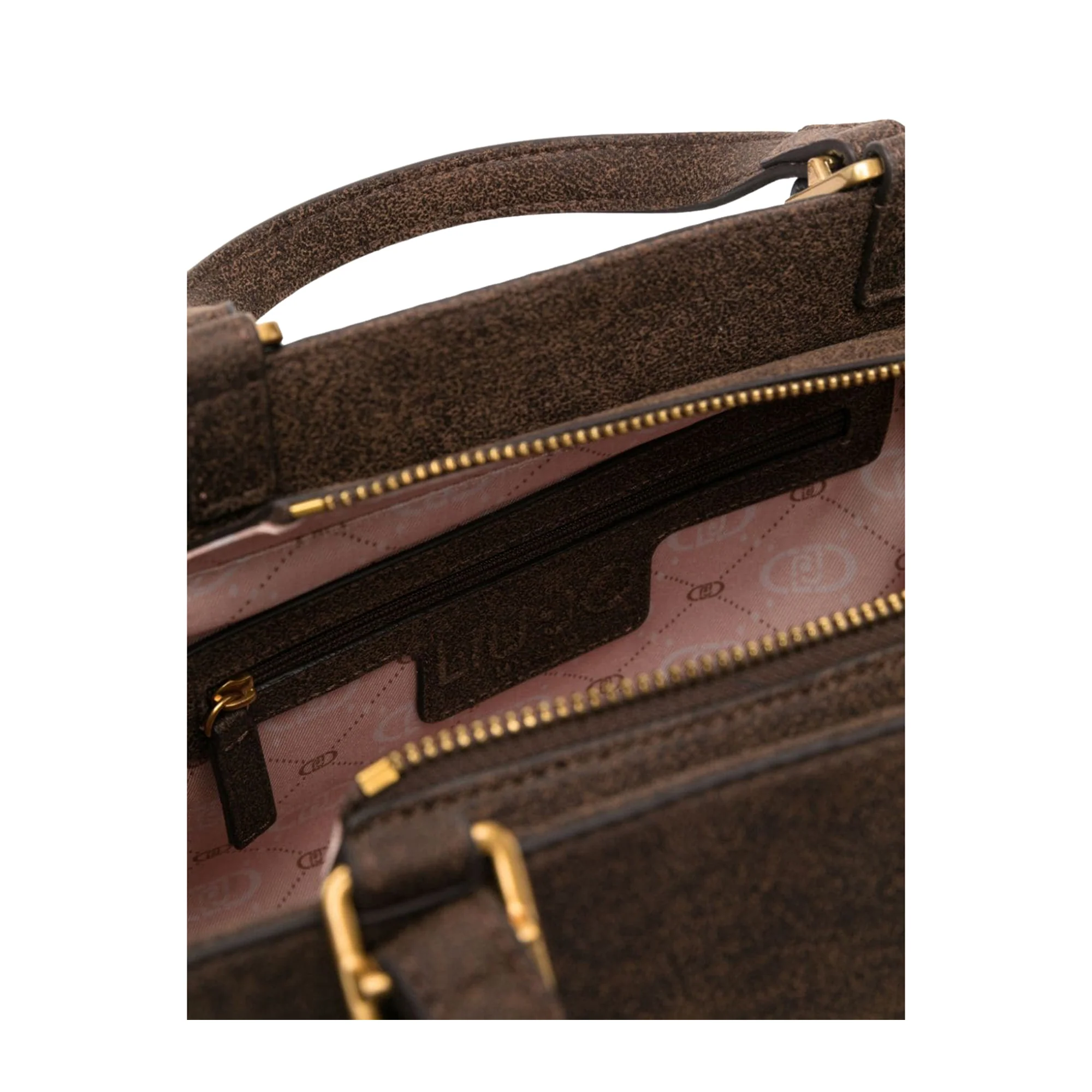 Borsa a mano con dettaglio ecopelliccia - immagine 4