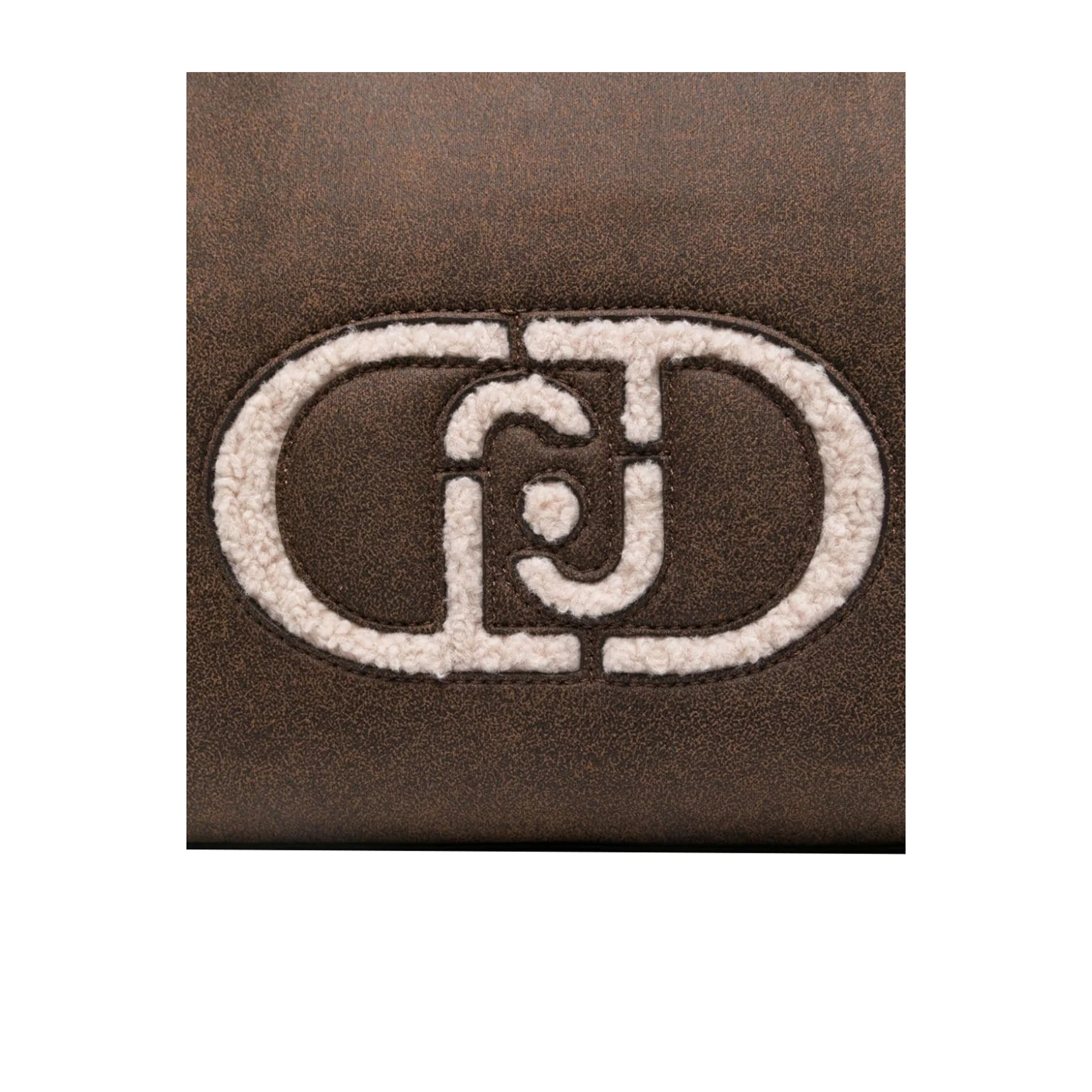 Borsa a mano con dettaglio ecopelliccia - immagine 5