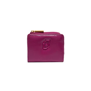 Portafoglio Donna piccolo glossy fucsia