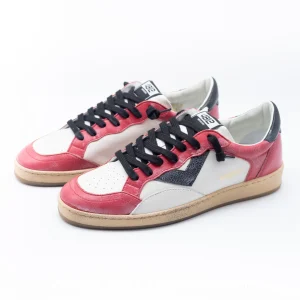 4B12- SNEAKERS PLAY BIANCO ROSSO