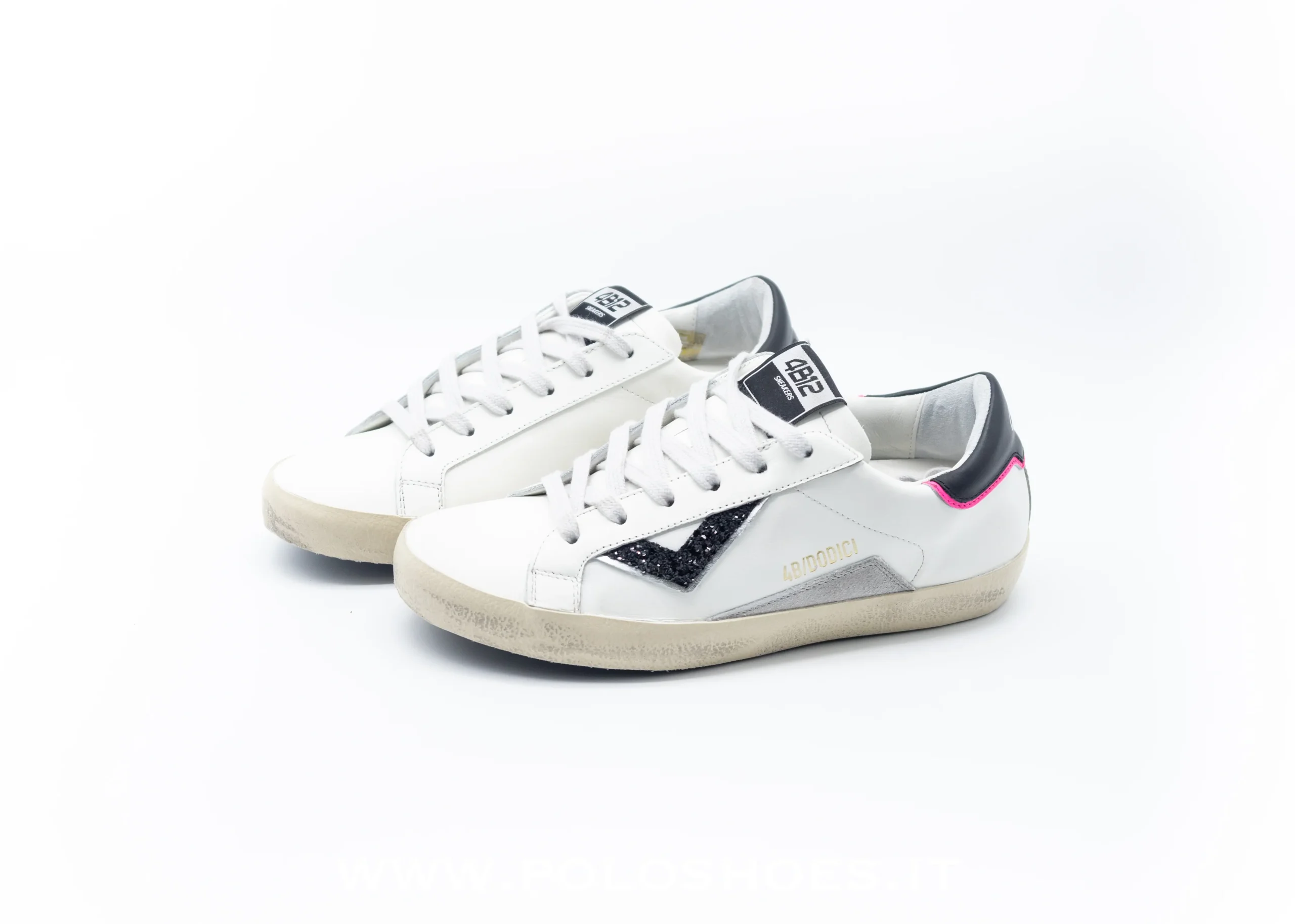 4B12 - SUPRIME BIANCO NERO FUCSIA