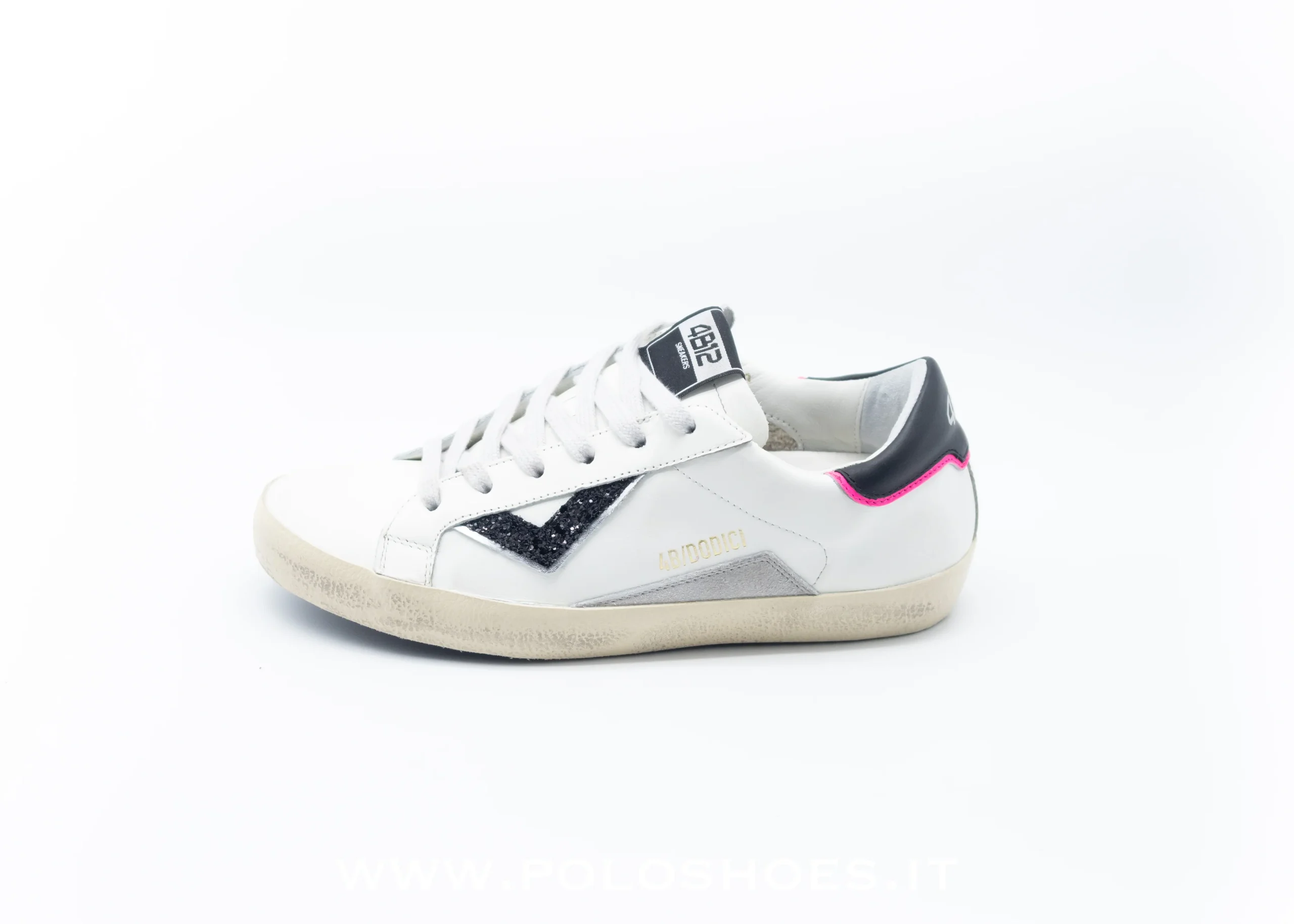 4B12 - SUPRIME BIANCO NERO FUCSIA - immagine 3