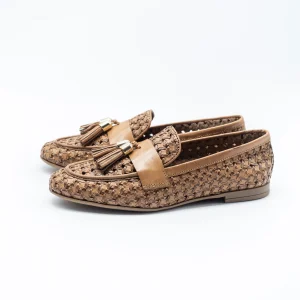 FRAU - MOCASSINI INTRECCIO COGNAC