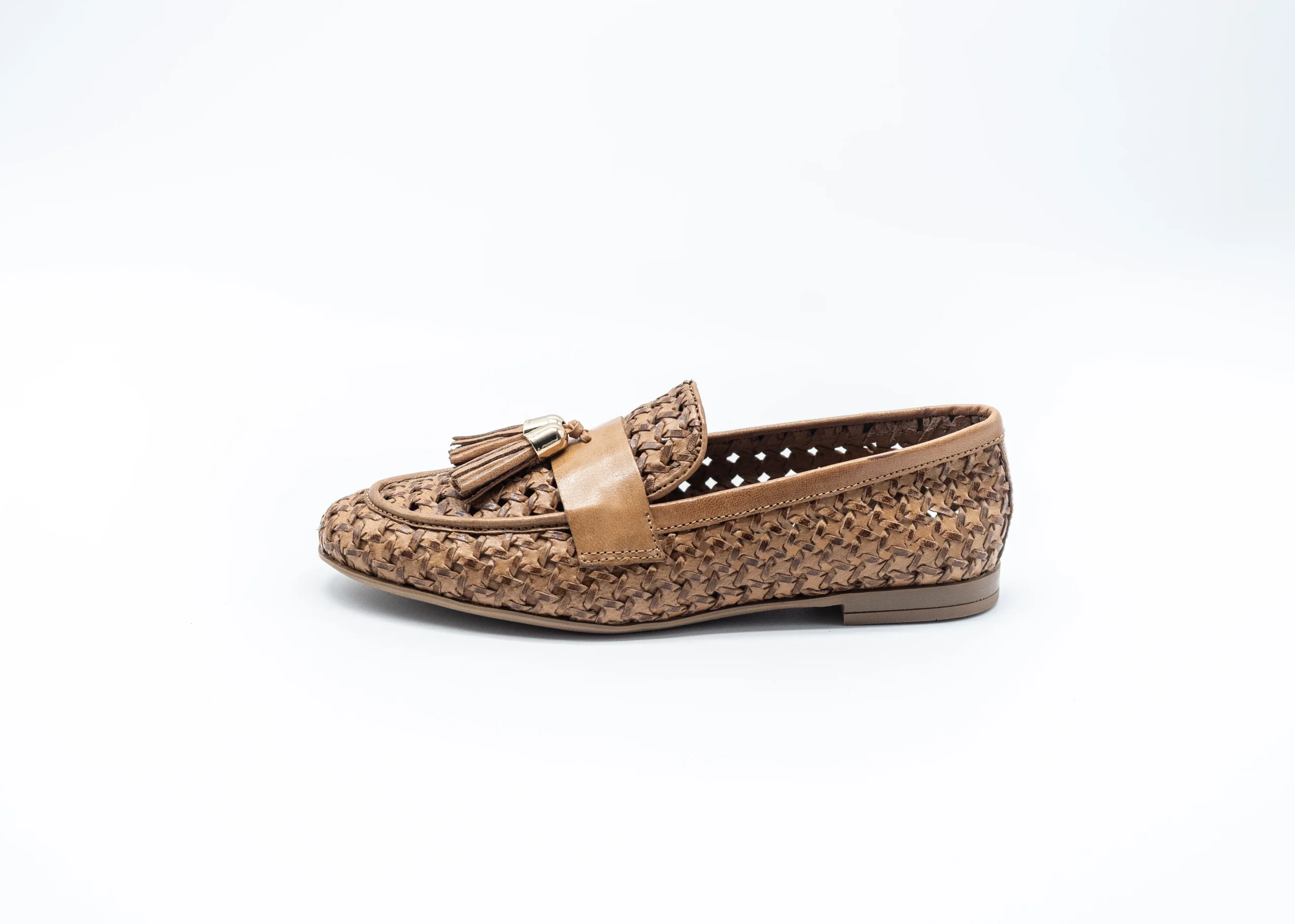 FRAU - MOCASSINI INTRECCIO COGNAC - immagine 3